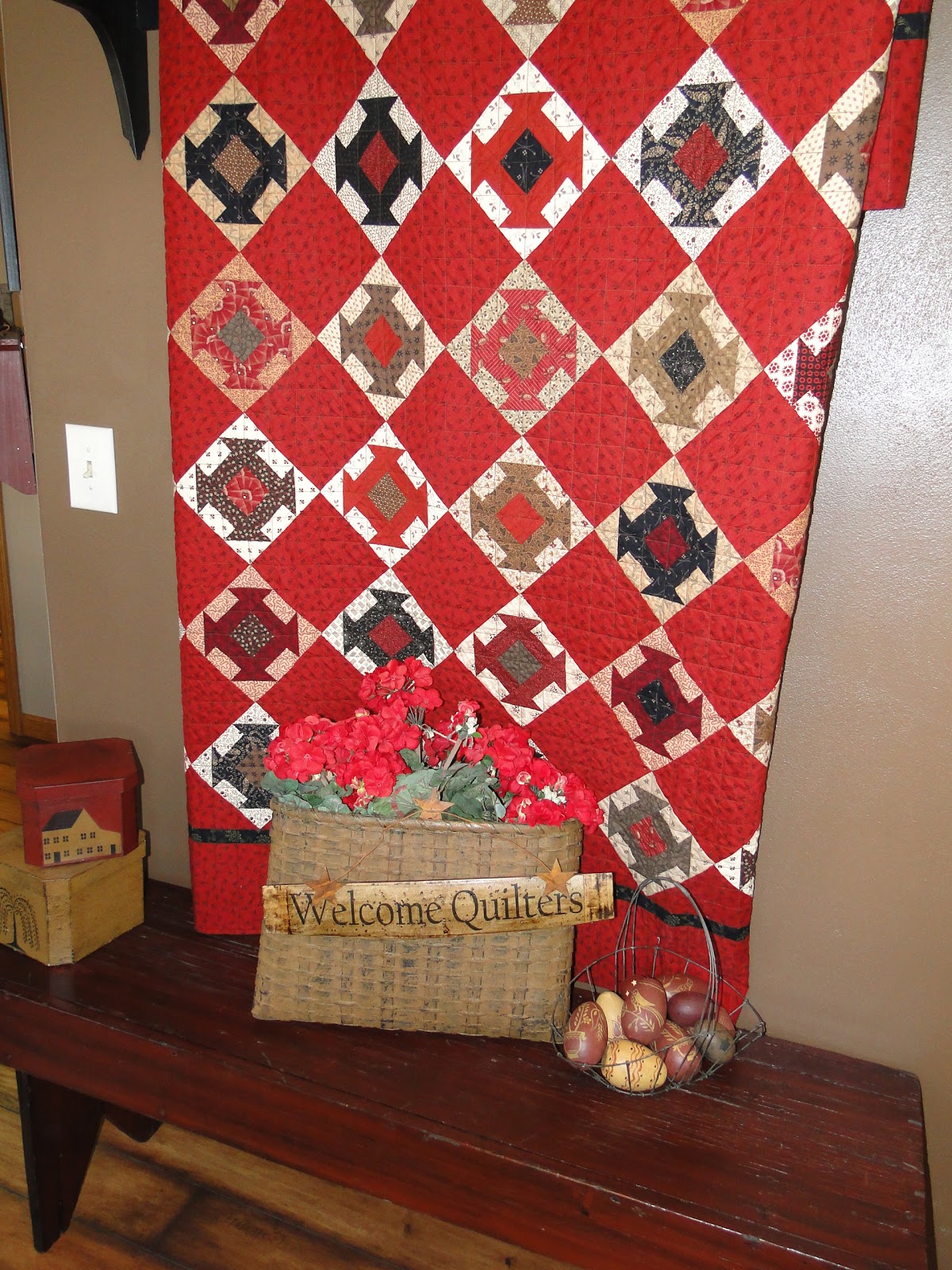 Heartspun Quilts Pam Buda Visiting Primitive Gatherings Quilt Shop