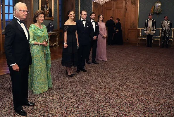 Crown Princess Victoria wore By Malina Othelia Dress, Princess Sofia wore Stylein Ixoy Dress. Queen Silvia