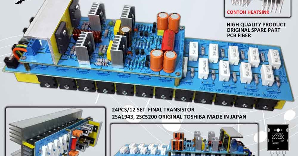 PROFESSIONAL POWER AMPLIFIER YIROSHI MK5 | ELECTRONIC PROJECT KITS