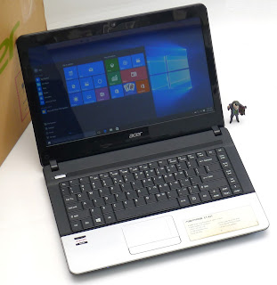 Laptop Acer E1-421 ( AMD E-300 ) Fullset Bekas