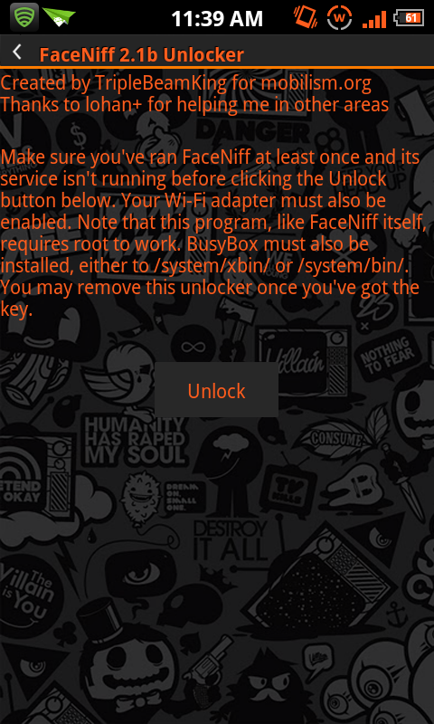 TÉLÉCHARGER FACENIFF 2.1B UNLOCKER