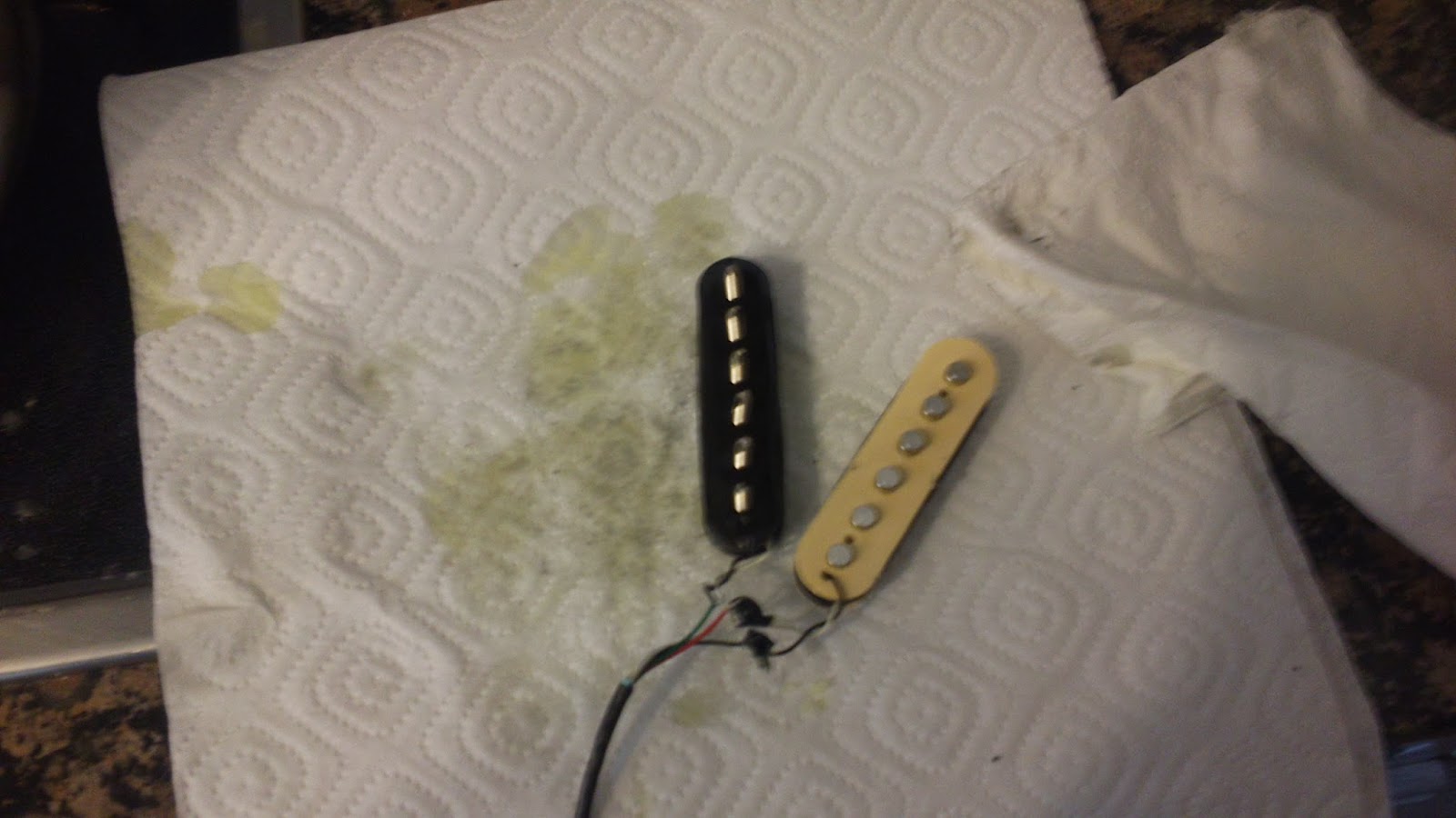 Hermetico Guitar Guitars swapping and wax potting a pickup