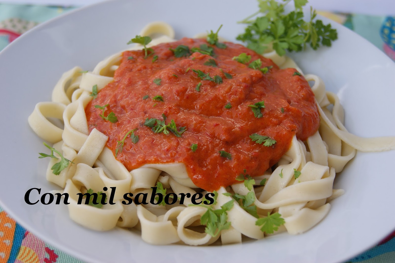 Con mil sabores PASTA FRESCA CON