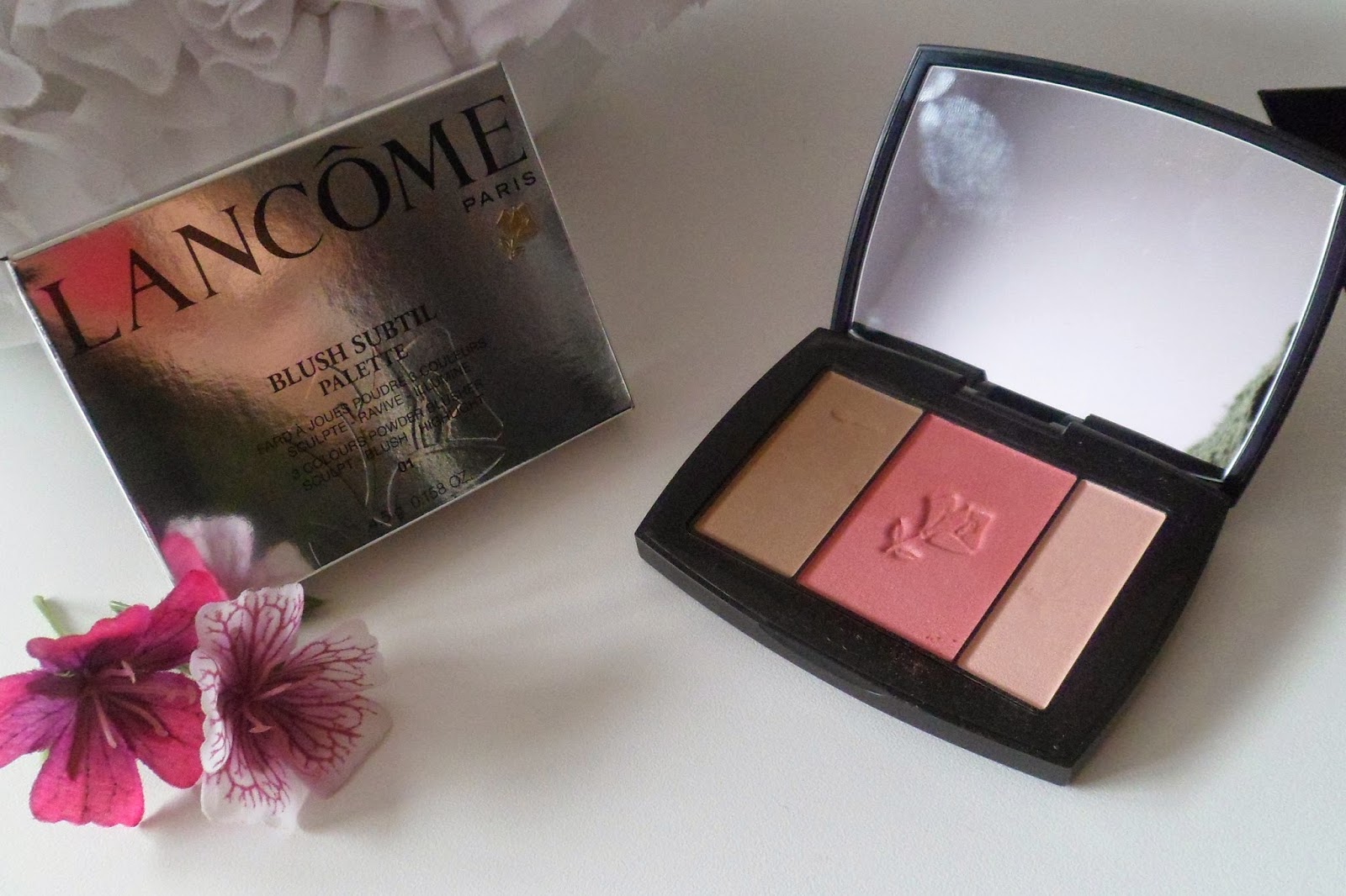 El Rincon de Ro Blush Subtil Palette de Lancôme 01 Rose Flush