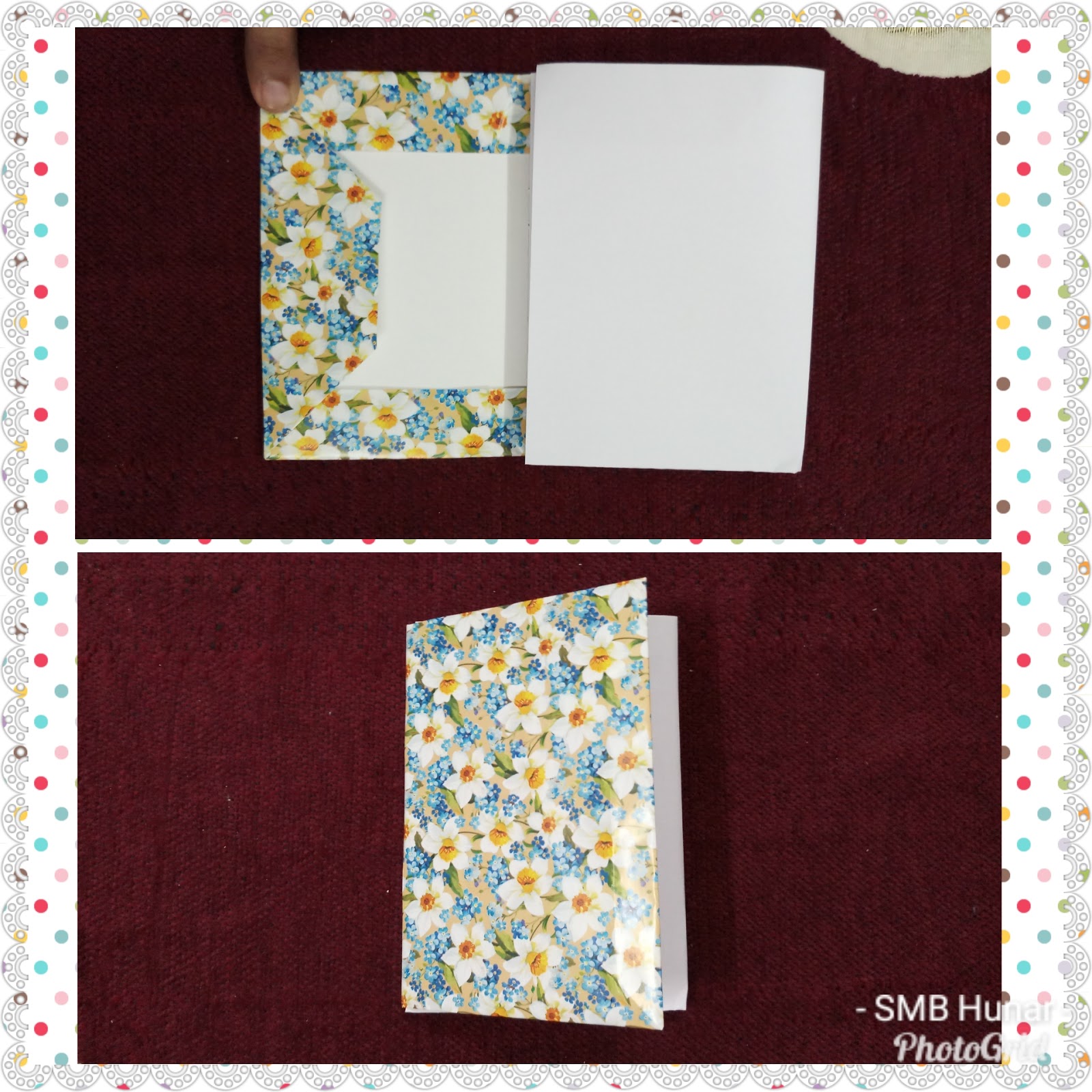 SMB HUNAR How To Cover Book (Hafti) With Fancy Paper