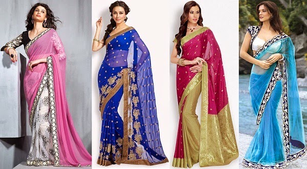 best match saree fabric for hourglass body shape 