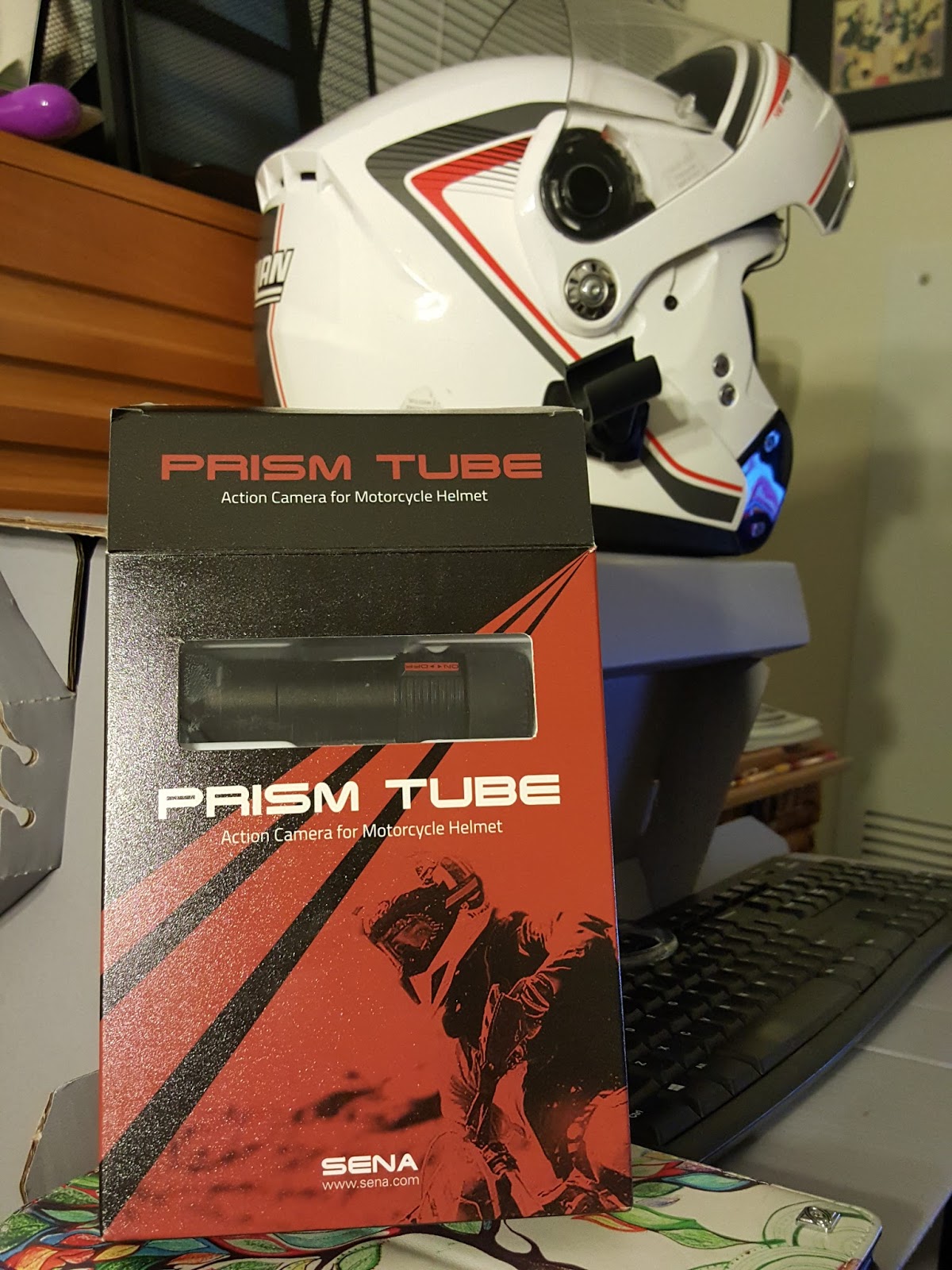 Sojourner's Moto Tales Review of the Sena Prism Tube Action Camera for