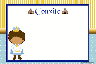 Príncipe Afro: Invitaciones e Imprimibles Gratis para Fiestas. Para hacer invitaciones, tarjetas, marcos de fotos o etiquetas, para imprimir gratis de Príncipe Afro.