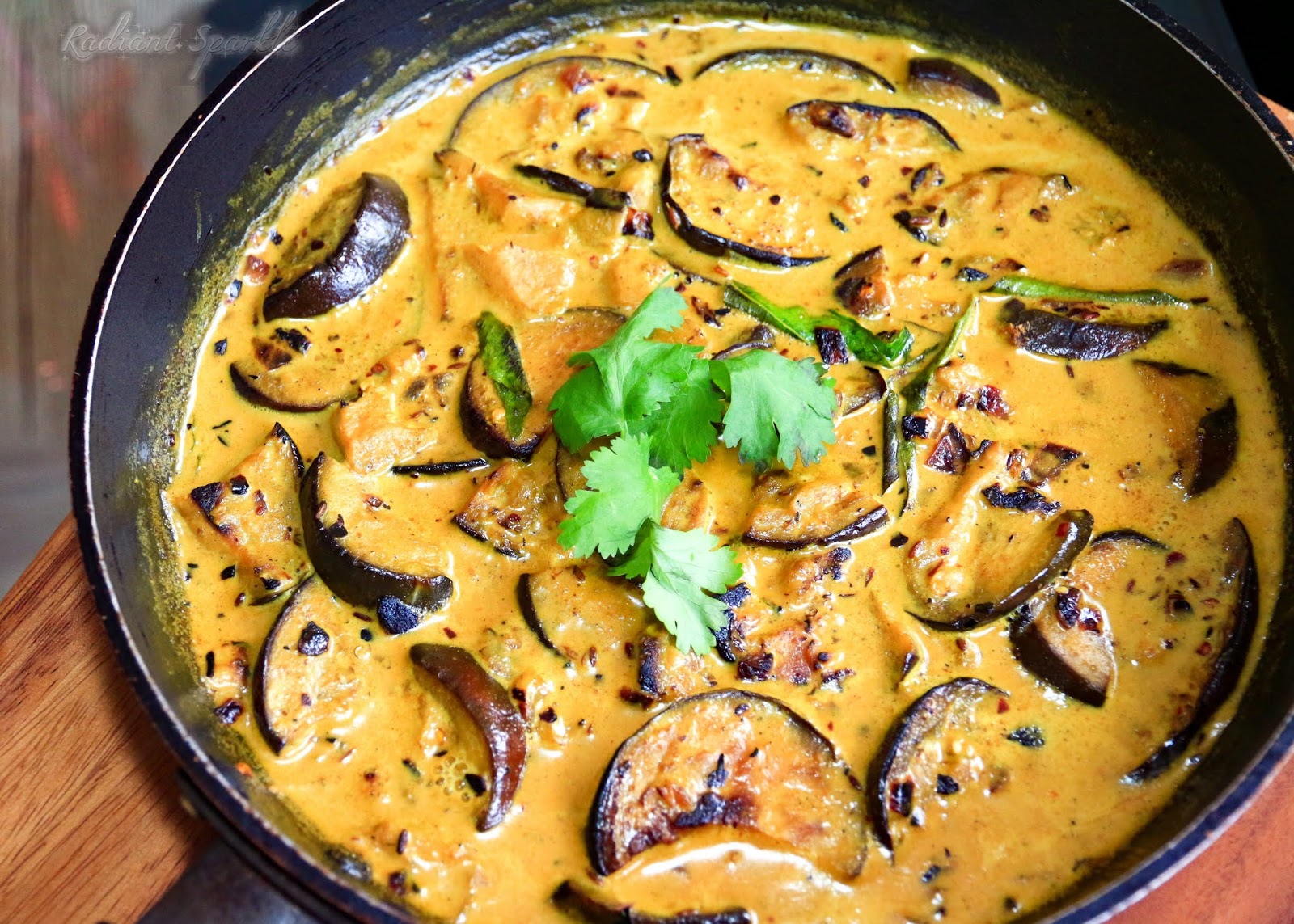 MADE IN SNEHA'S KITCHEN Eggplant Coconut Curry