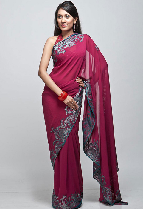 11 Contoh Model Baju  Sari India  Modern  Terbaru 2022