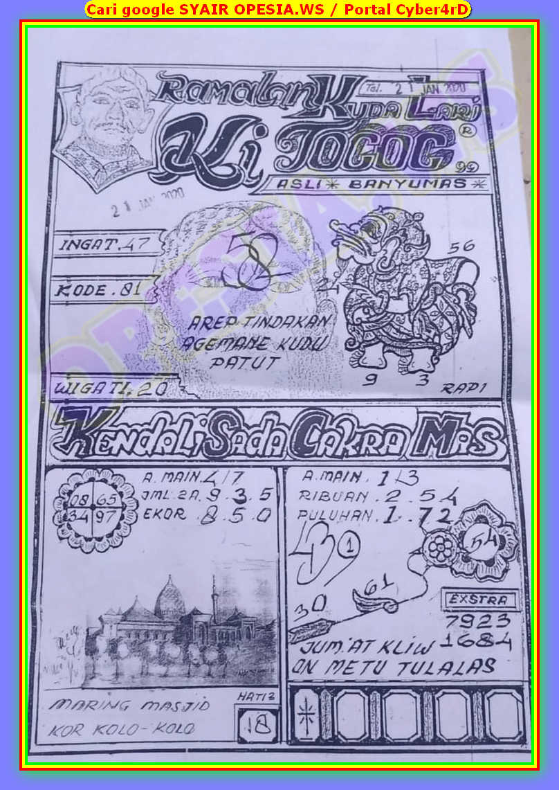 1 New Message Kode Syair Hongkong 21 Januari 2020 Forum Syair Togel Hongkong Singapura Sydney