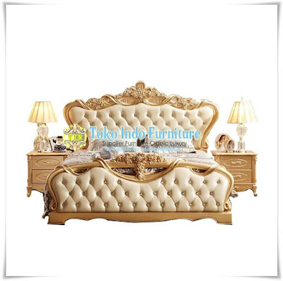 Tempat Tidur Mewah Ukiran Desain Italian 06