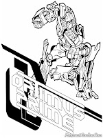 Transformer Optimus Prime Coloring Pages