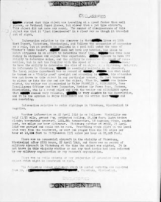 AFOSI -Project Sign Report - Flying Triangle Sighted Over Vicksburg, Mississippi (3) 5-26-1949