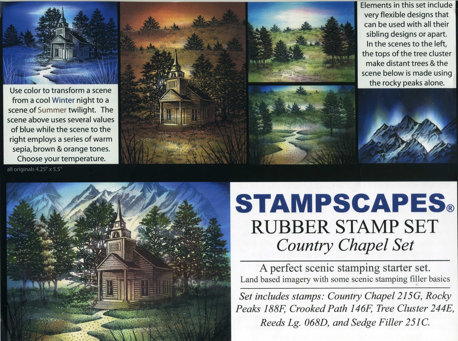 Silverwolf Cards Stampscapes & Scenic stamping