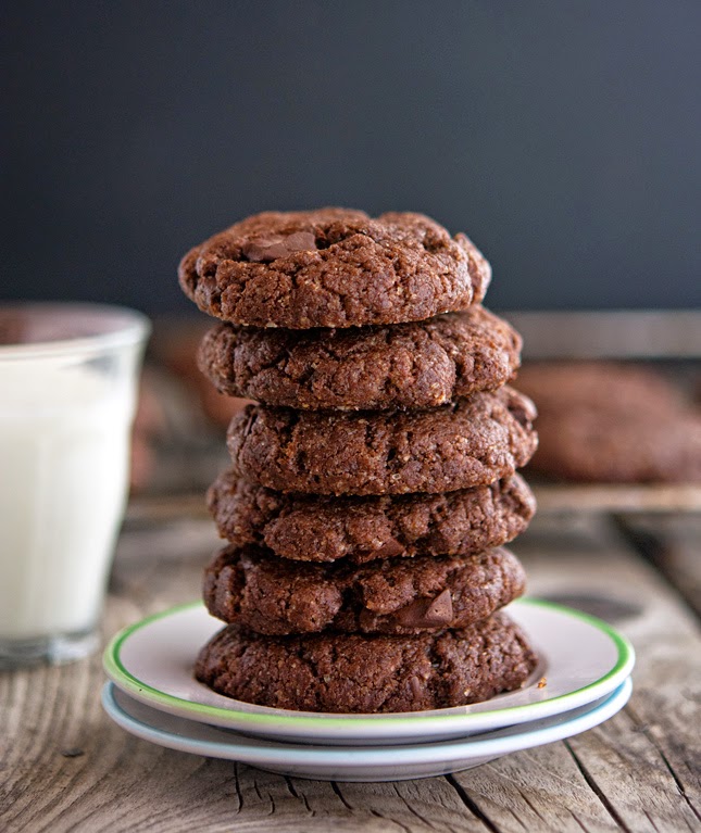 Chocolate Chunk Almond Butter Cookies