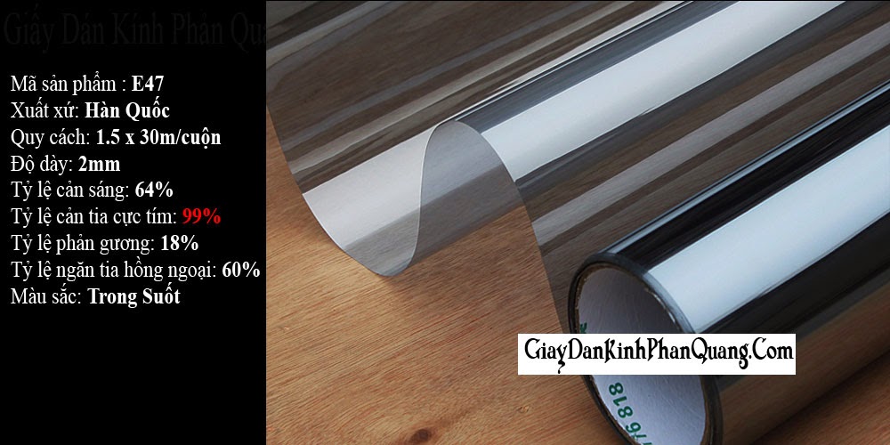 Giấy dán kính phản quang Hàn Quốc E47 Giấy dán kính phản quang Hàn Quốc E47