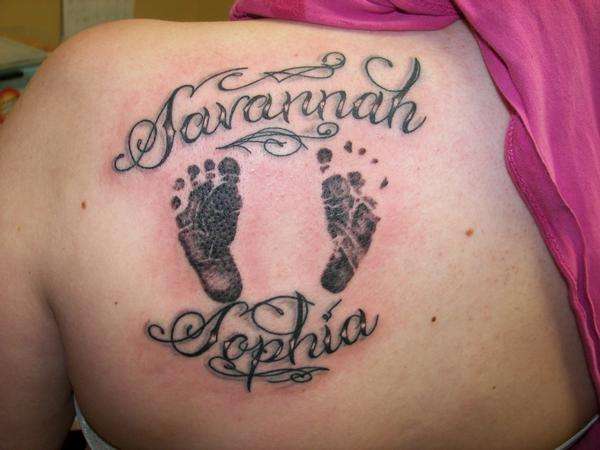 My Tattoo Designs: Baby Footprint Tattoos