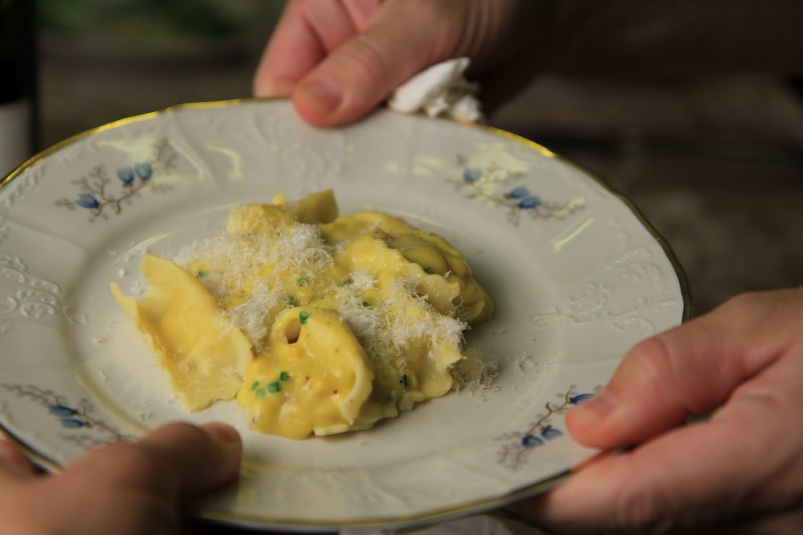 White Corn Agnolotti with Summer Truffles The Wandering Oltean