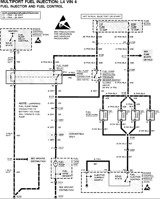 Chevy Fuel Pump Relay Wiring Diagram