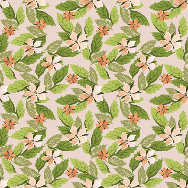 12 Free Floral Flowers Vector Patterns Graphics Download