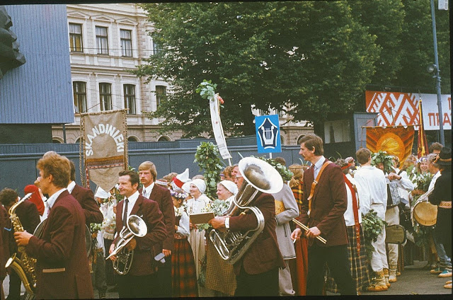 1985 год. Рига. Dziesmu un Deju svētki (фото из архива: Aivars Narvaišs)