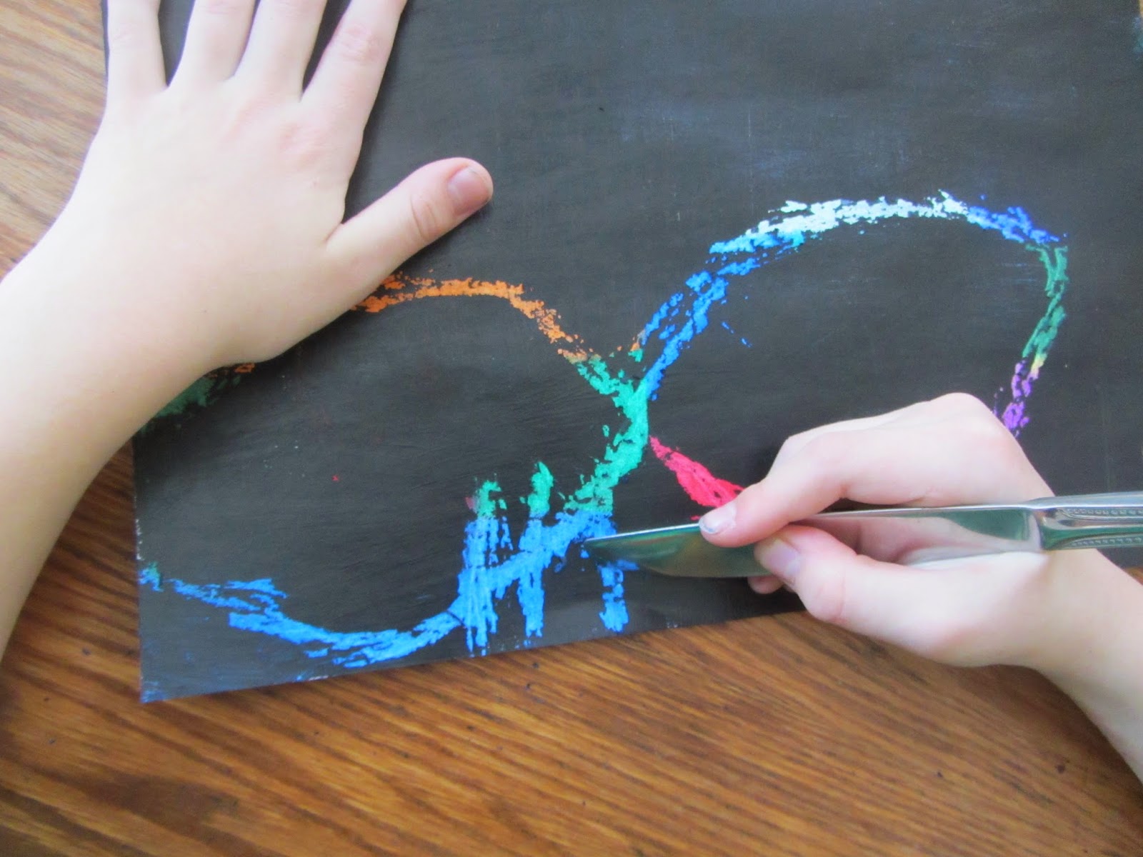 Scratch Art: Art Project for ANY Age {The Unlikely Homeschool}
