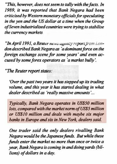Forex dan bank negara