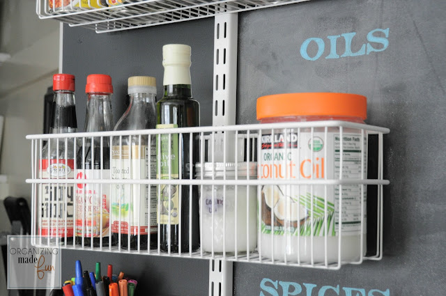 Organized pantry - back of the door :: OrganizingMadeFun.com