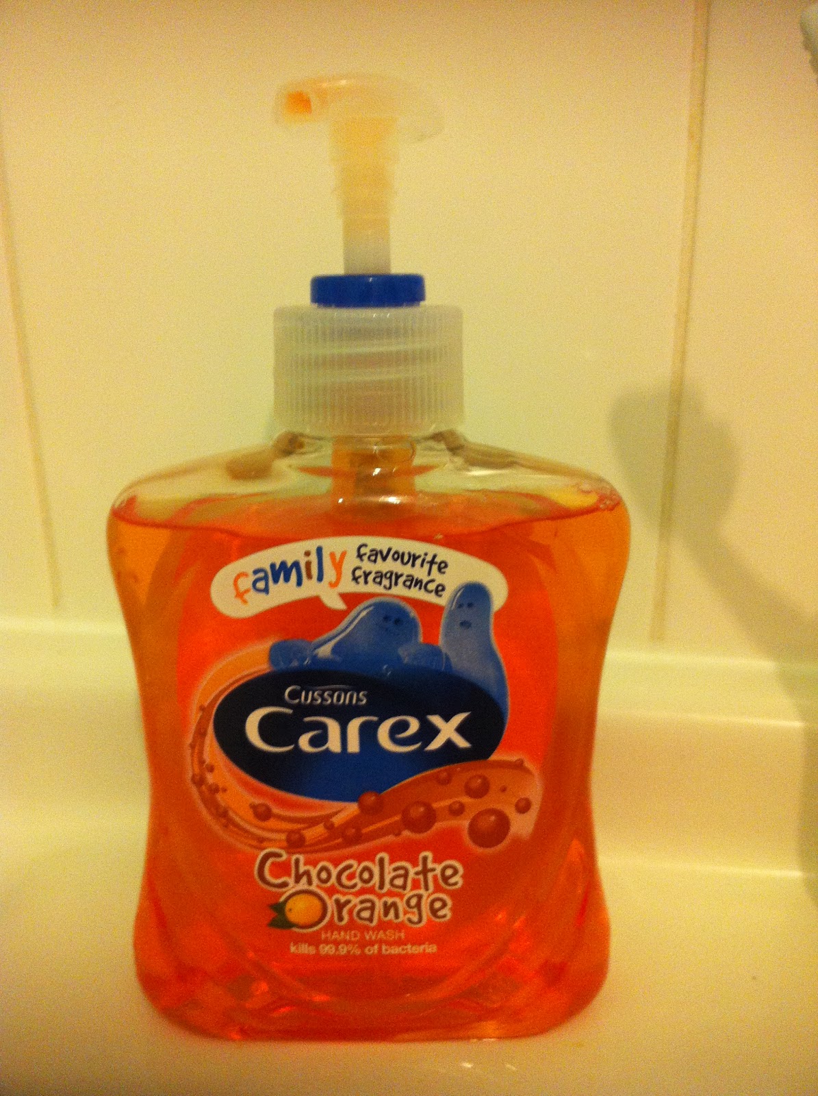 A Review A Day Today's Review Carex Chocolate Orange Hand Soap