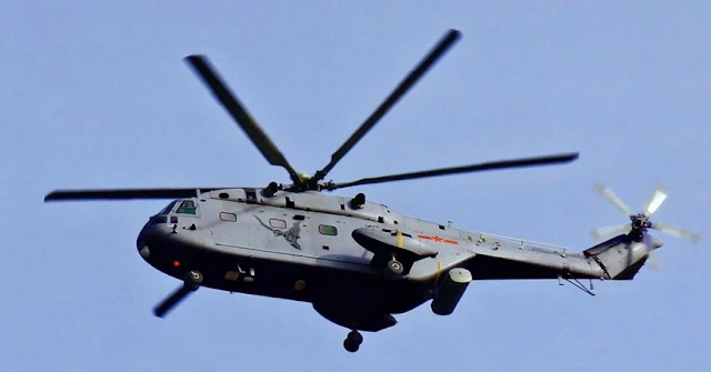 Z-18J airborne early warning helicopter was based on the Changhe Z-8 (Aérospatiale SA 321 Super Frelon)