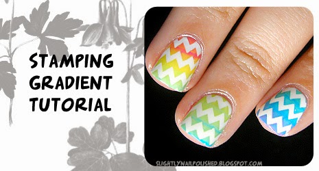 Slightly Nail Polished: Gradient Stamping Tutorial...