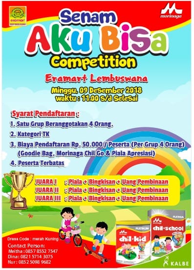Lomba Anak 2018 - Lomba "SENAM AKU BISA" - lomba foto bayi balita anak 2021