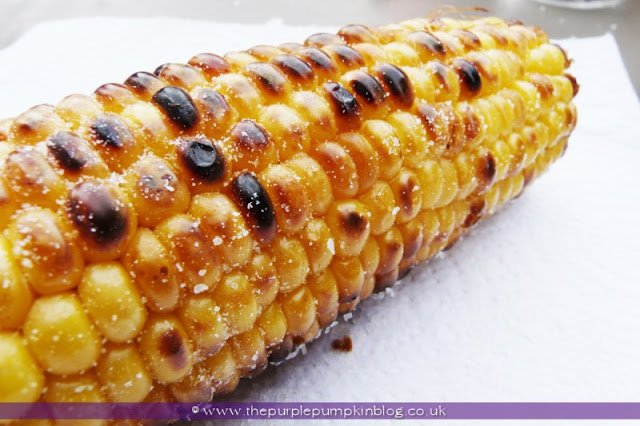 Barbecued Corn on the Cob at The Purple Pumpkin Blog