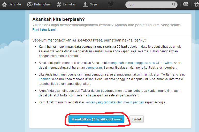 Cara Menghapus Akun Twitter Sementara Waktu dan Secara Permanen