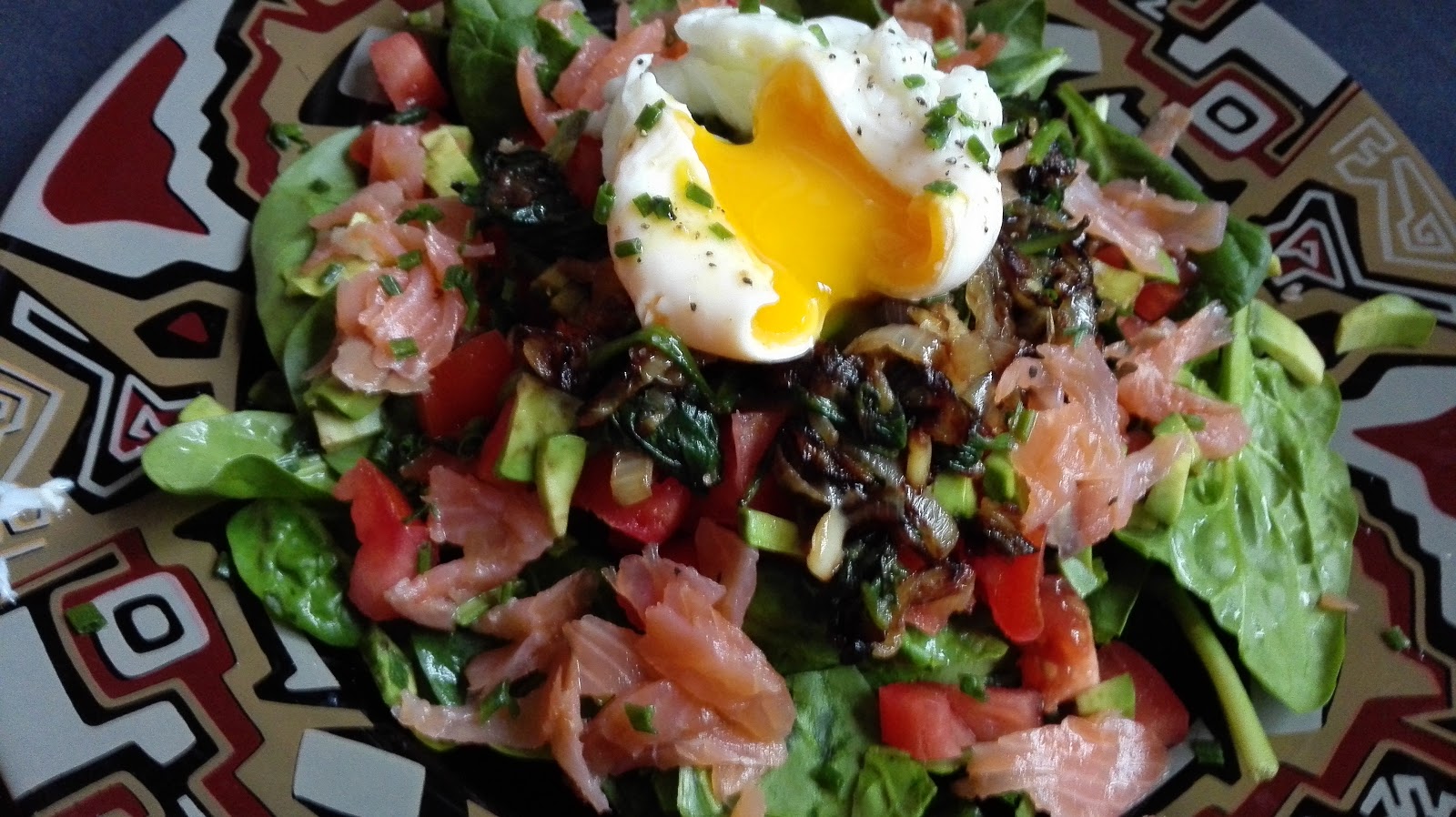 Pondering The Ultimate Salad with a poached egg