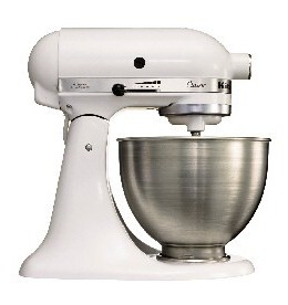 KitchenAid K45SS Classic Stand Mixer (White)