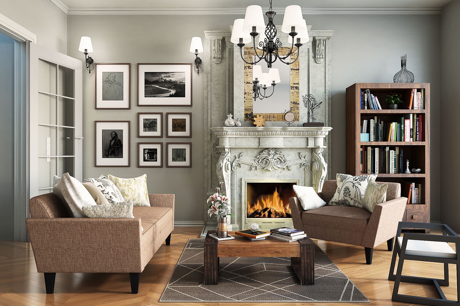 3D Environmentartist And Architectural Visualiser Living Room Renders.