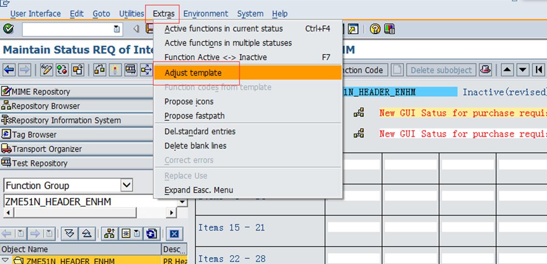 SAP ABAP Central Add a Custom Screen on Purchase Requisition Header By