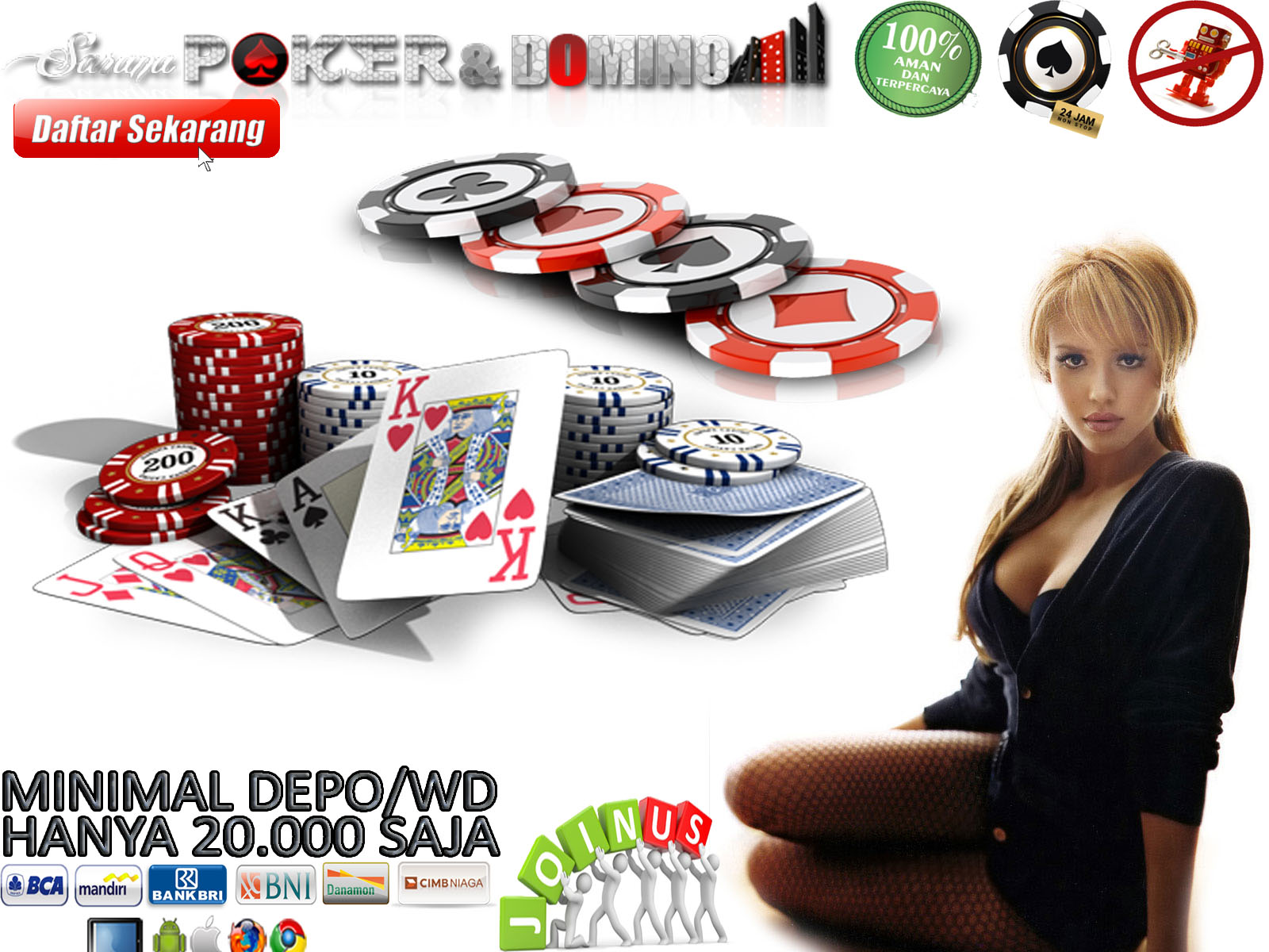 SARANAPOKER TEMPAT BERMAIN POKER&DOMINO TERBAIK DAN TERPERCAYA!!! Sudah28