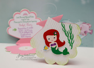 under the sea invitations, little mermaid birthday, princess invitations