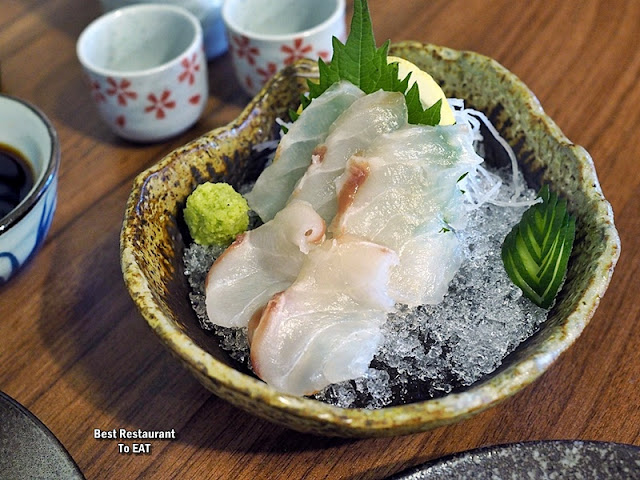 Tansen Izakaya 炭鲜居酒屋 Menu - GROUPER NABE SET - Sashimi Style