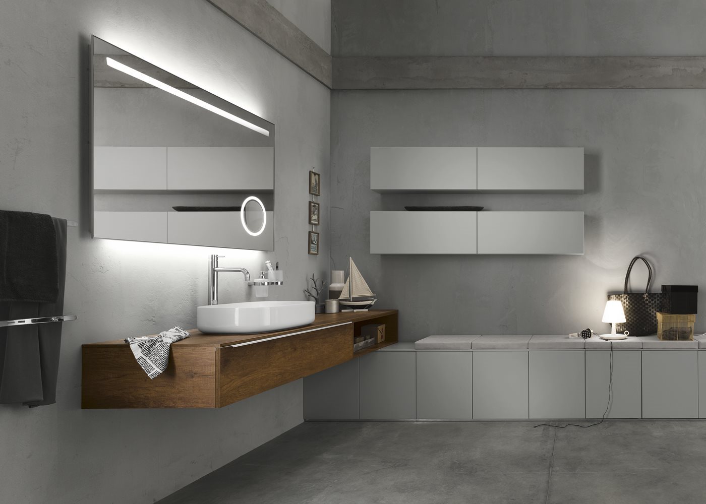 Mobili da bagno con lavabo ad incasso : mobili bagni online ...