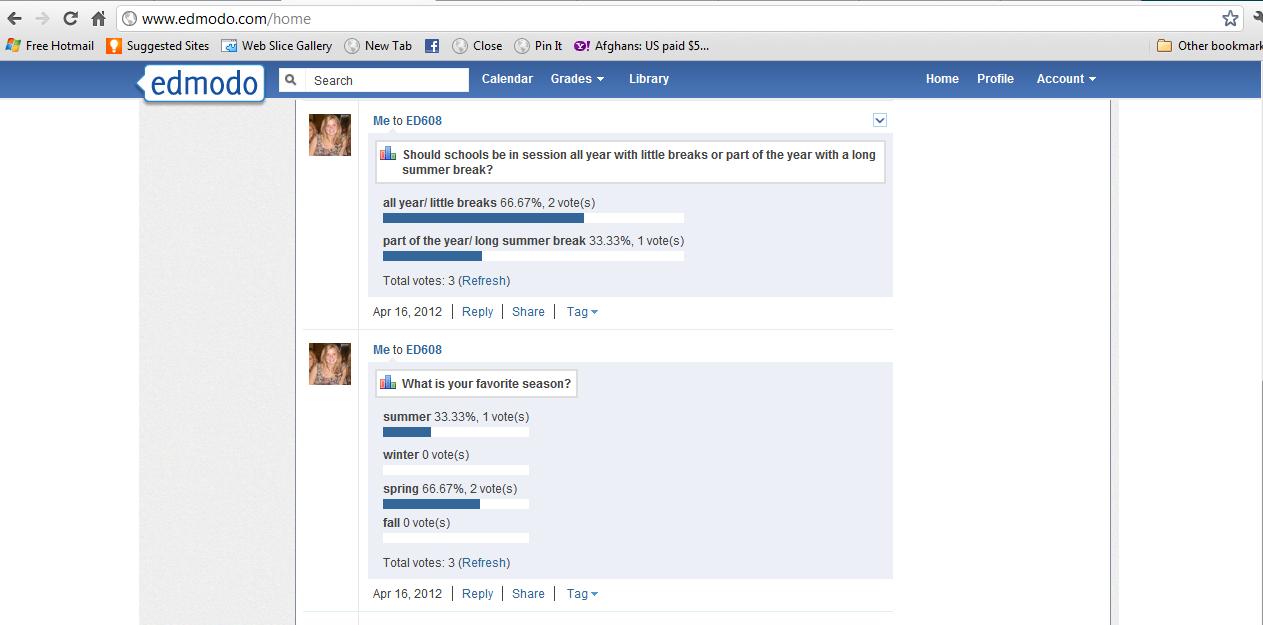 Edmodo assignment ideas picture
