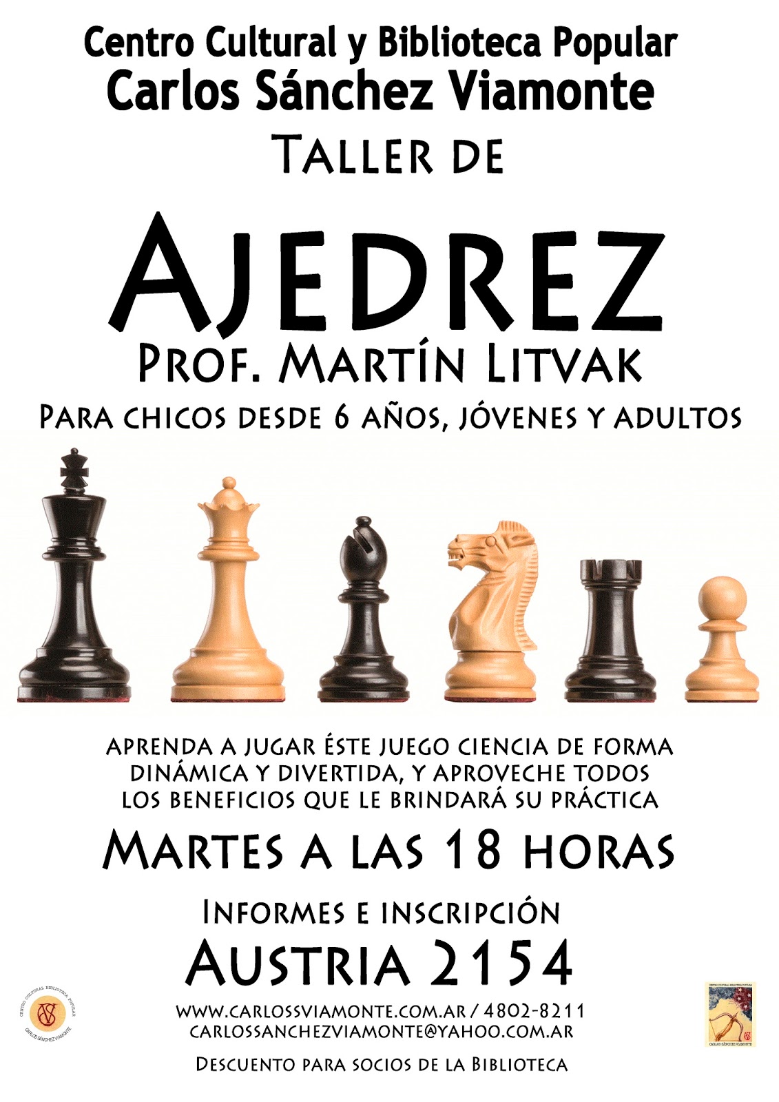 Taller de ajedrez online