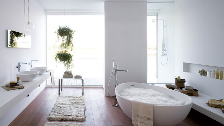 Bañeras modernas en ambientes grandes Bañeras modernas en ambientes grandes
