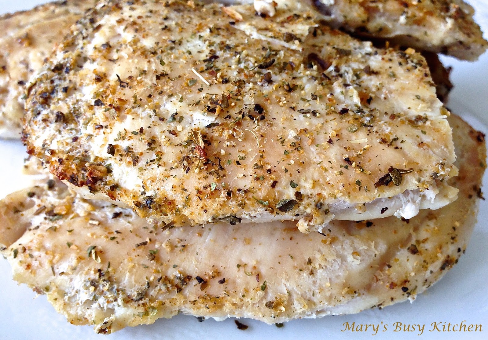 Mary's Busy Kitchen Seasoned Chicken Breast