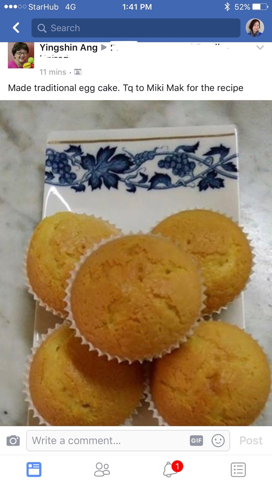 Miki's Food Archives Traditional Baked Egg Cake 老式鸡蛋糕（烘烤）