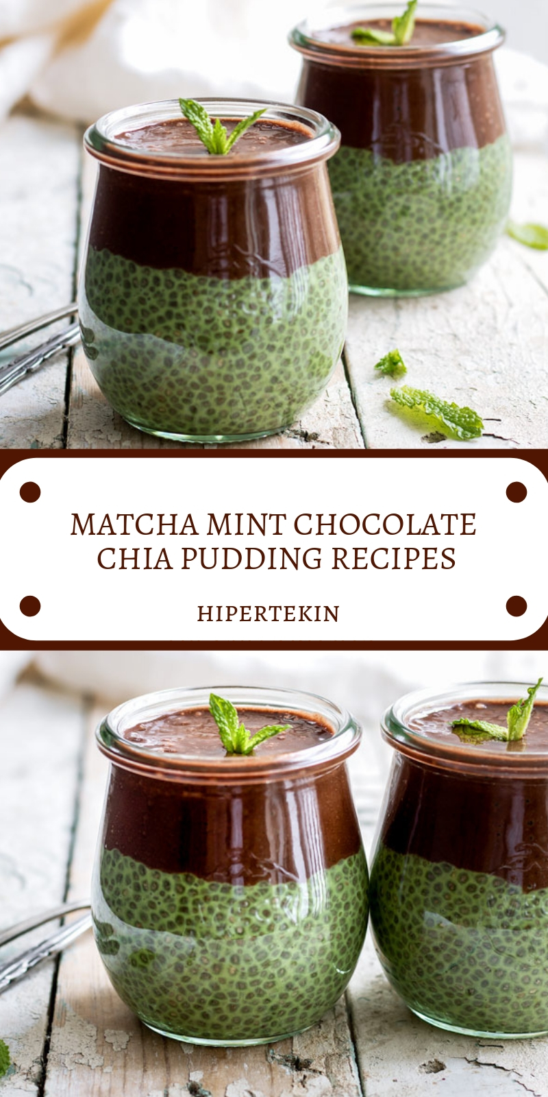 MATCHA MINT CHOCOLATE CHIA PUDDING RECIPES