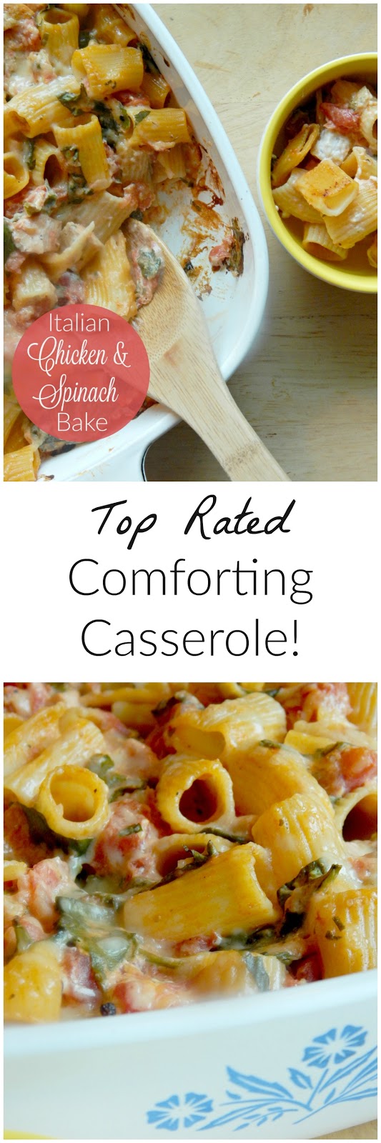 Italian Chicken & Spinach Bake | Ally's Sweet & Savory Eats